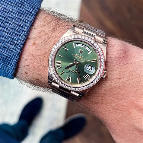 day date rolex verde roman|rolex daytime wear.